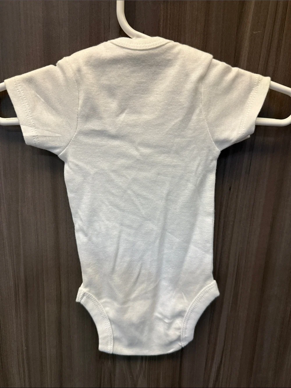 Gerber White Baby Bodysuit with Red and Black Moose Graphic